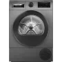 Bosch Serie 6 WQG243DR10 lämpöpumppukuivausrumpu vapaasti seisova edestä täytettävä 9 kg harmaa