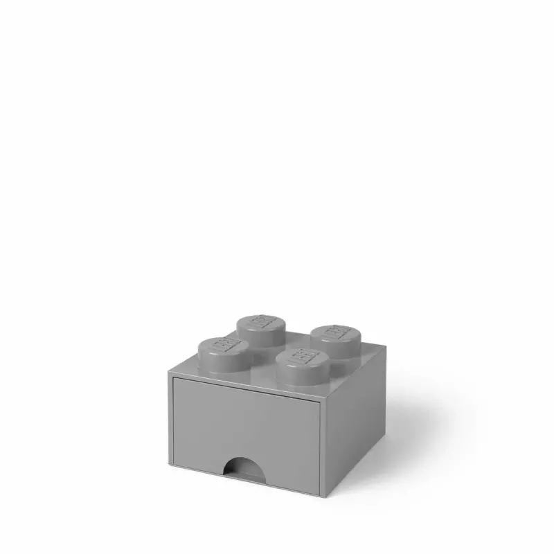 Laatikkoyksikkö room copenhagen LEGO Brick Drawer 4, harmaa, modulaarinen säilytyslaatikko