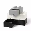 Laatikkoyksikkö room copenhagen LEGO Brick Drawer 4, harmaa, modulaarinen säilytyslaatikko
