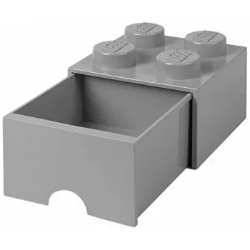 Laatikkoyksikkö room copenhagen LEGO Brick Drawer 4, harmaa, modulaarinen säilytyslaatikko