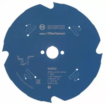 Bosch Expert for Fibre Cement pyörösahanterä 165 mm, 4 hammasta, reikä 20 mm, 2608644122