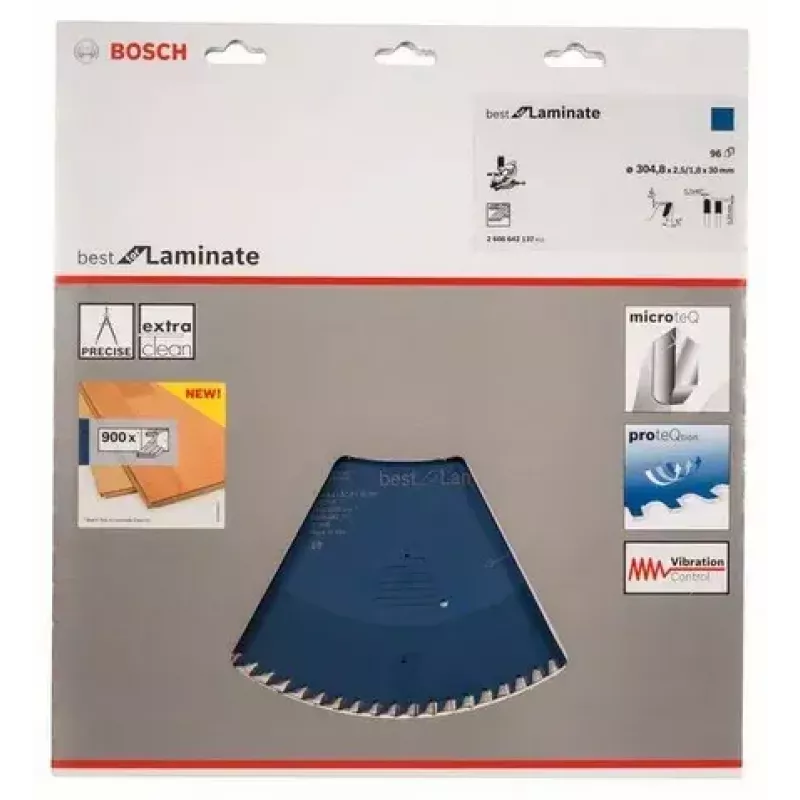 Bosch Best for Laminate 2608642137 pyörösahanterä, Ø 305 mm, 96 hammasta, 30 mm reikä