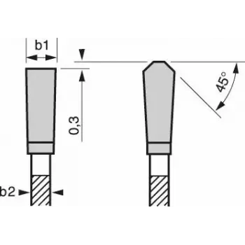 Pyörösahanterä Bosch 2 608 641 195 13 cm poraushalkaisija 2 cm
