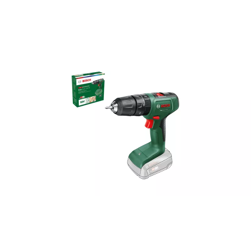 Bosch EasyImpact 18V-40 06039D8100 akkukäyttöinen iskuporakone-ruuvinväännin, 1630 rpm, 24450 iskua/min, pikaistukka, ilman akkua ja laturia, vihreä/musta