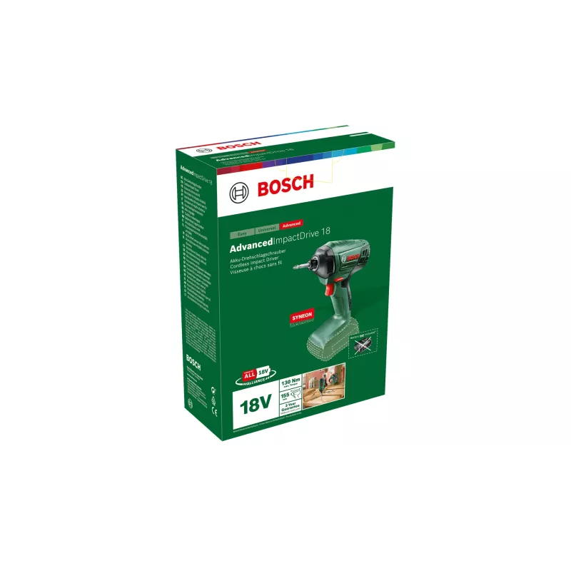Bosch AdvancedImpactDrive 18 2600 kierr./min musta, vihreä