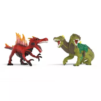 Leikkifiguurisetti Schleich Eldrador Creatures tulidinosaurus vs. viidakkolisko, malli 70834