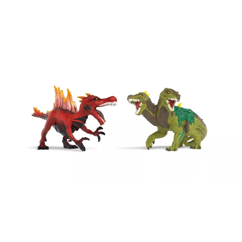 Leikkifiguurisetti Schleich Eldrador Creatures tulidinosaurus vs. viidakkolisko, malli 70834