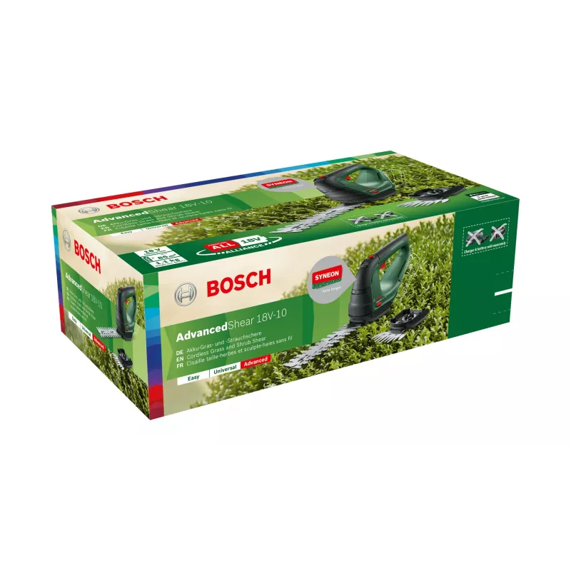 Bosch AdvancedShear 18V-10 akkuruohosakset 10 cm litiumioni (Li-Ion) musta, vihreä