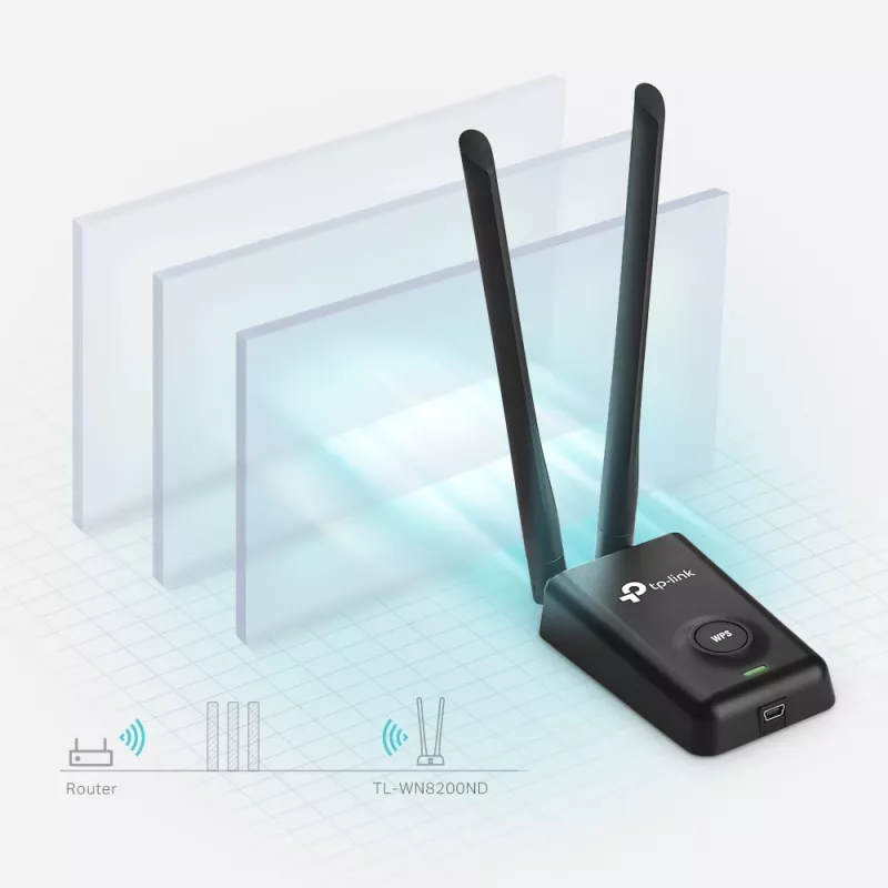 TP-Link TL-WN8200ND verkkokortti WLAN 300 Mbit/s