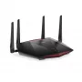 NETGEAR Nighthawk XR1000 WiFi 6 -pelireititin, Wi-Fi 6 (802.11ax), dual-band (2,4 GHz / 5 GHz), Ethernet LAN, musta, pöytäreititin