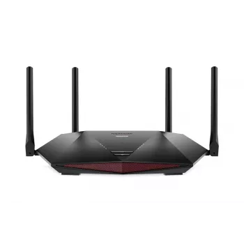 NETGEAR Nighthawk XR1000 WiFi 6 -pelireititin, Wi-Fi 6 (802.11ax), dual-band (2,4 GHz / 5 GHz), Ethernet LAN, musta, pöytäreititin