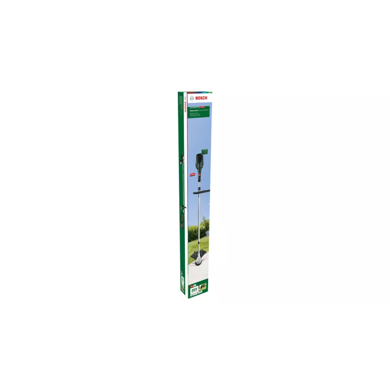 Bosch AdvancedGrassCut 36V-33 06008C1K00 akkukäyttöinen ruohotrimmeri, 36 V, 33 cm, 2,0 Ah Li-ion-akulla, vihreä/musta