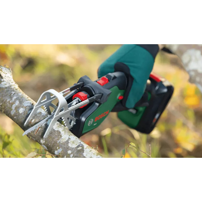 Bosch Keo 18V akkukäyttöinen oksasaha, 2,0 Ah, vihreä/musta