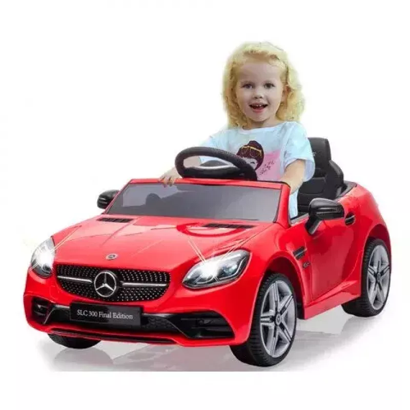 Liukuauto Jamara Mercedes-Benz SLC paristokäyttöinen 12V punainen