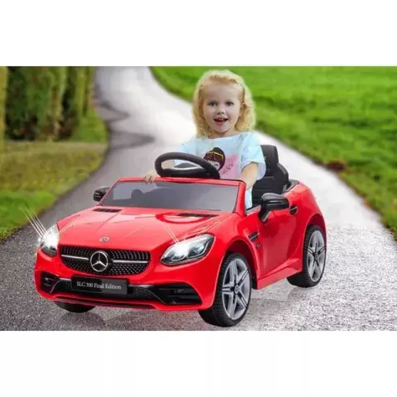 Liukuauto Jamara Mercedes-Benz SLC paristokäyttöinen 12V punainen