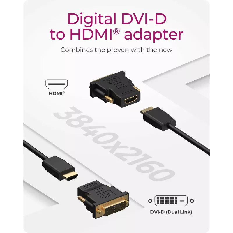 ICY BOX IB-AC552 DVI-D HDMI tyyppi A (standardi)