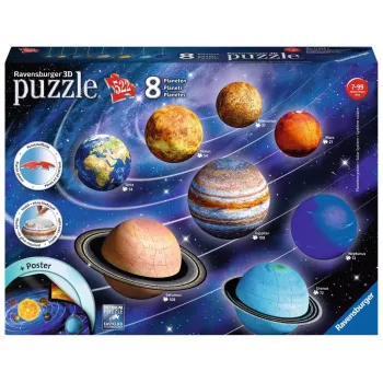 3D-palapeli Ravensburger Aurinkokunta