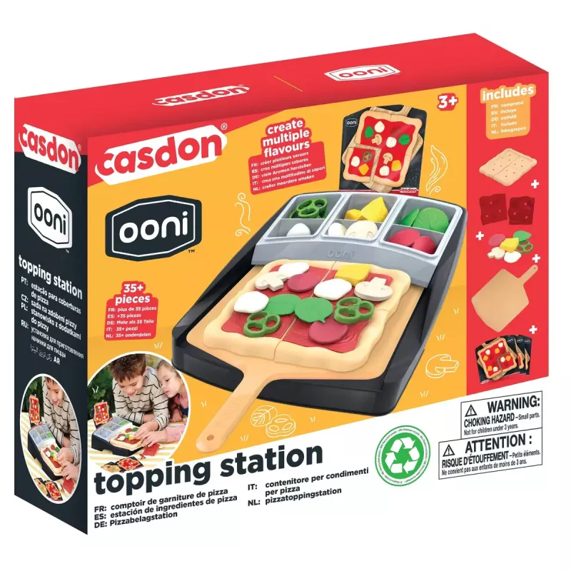 Pizzanvalmistusleikkisarja Ooni 79150 pizzanpaistotarvikkeilla