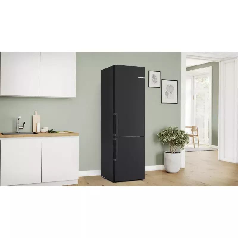 Bosch Serie 4 KGN39VXCT jääkaappipakastin, 363 l (260 l + 103 l), energialuokka C, tumma ruostumaton teräs