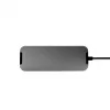 Chieftec DSC-901 USB-C-telakointiasema, USB 3.2 Gen 1, HDMI, Gigabit LAN, 2x USB-A, 2x USB-C, titaani