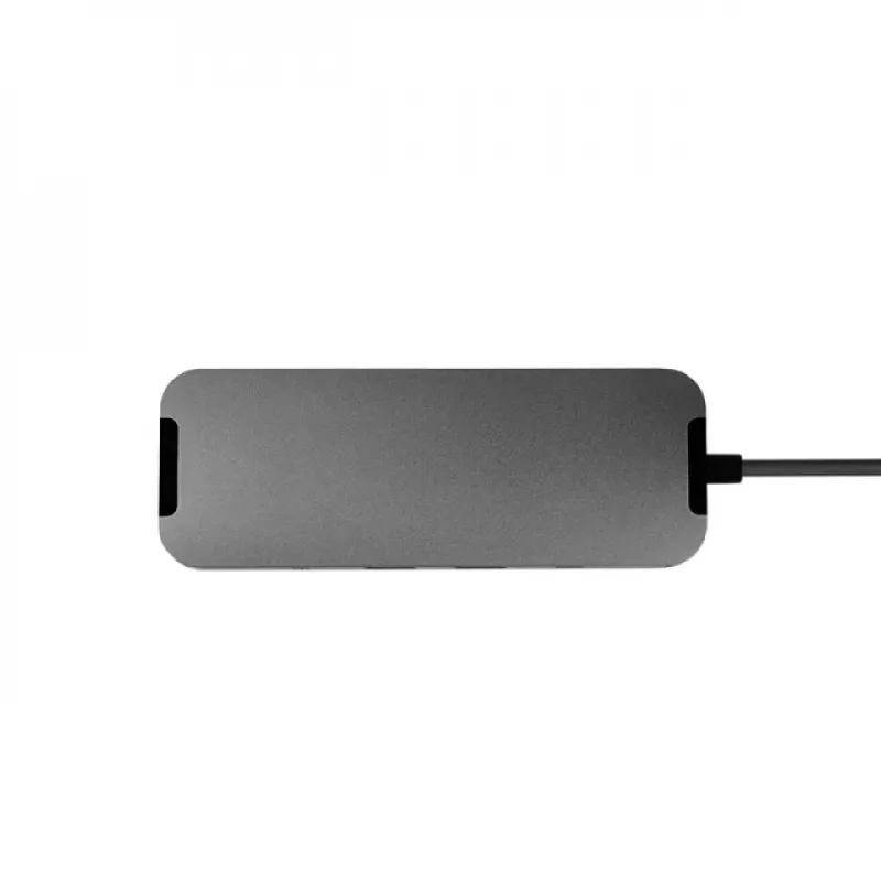 Chieftec DSC-901 USB-C-telakointiasema, USB 3.2 Gen 1, HDMI, Gigabit LAN, 2x USB-A, 2x USB-C, titaani