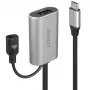 Lindy 5 m USB 3.2 Gen 1 C/A Active Extension, 5 m, USB C, USB A, USB 3.2 Gen 1 (3.1 Gen 1), hopea