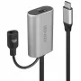 Lindy 5 m USB 3.2 Gen 1 C/C Active Extension, 5 m, USB C, USB C, USB 3.2 Gen 1 (3.1 Gen 1), 5 Gbit/s, musta