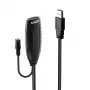 Lindy 43156 aktiivinen USB 3.0 -jatkokaapeli, USB-A-uros USB-A-naaraaseen, 10 m, USB 3.2 Gen 1, 5 Gbit/s, musta