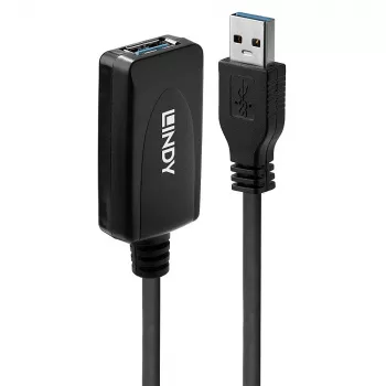 USB-jatkokaapeli Lindy 5 m USB 3.0 Active Extension