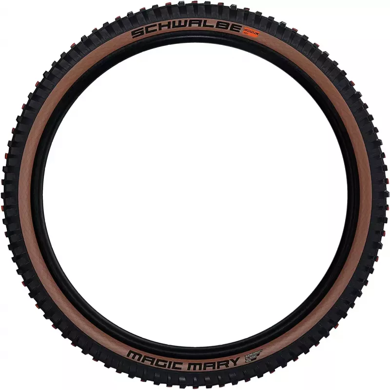 Polkupyörän rengas Schwalbe Magic Mary Super Gravity — musta/pronssi