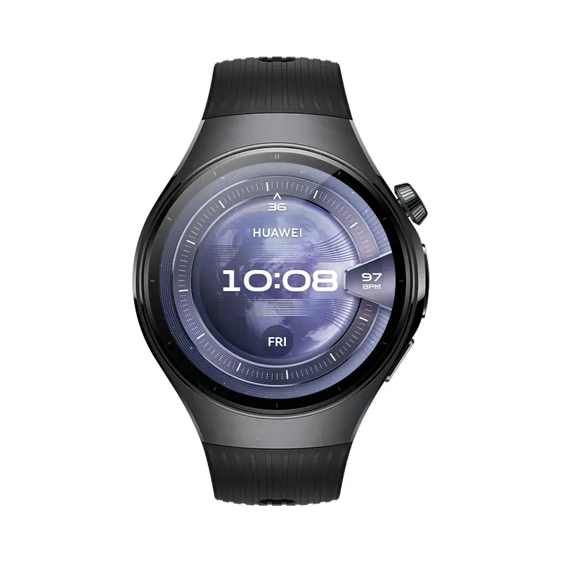 Älykello HUAWEI WATCH 5 — pyöreä 46 mm, 1,38 tuuman näyttö, GPS, Bluetooth, matkapuhelin, musta