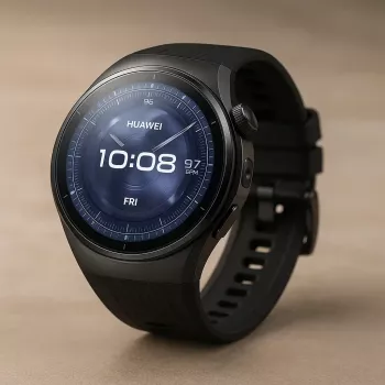 Älykello HUAWEI WATCH 5 — pyöreä 46 mm, 1,38 tuuman näyttö, GPS, Bluetooth, matkapuhelin, musta