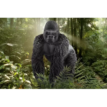 schleich WILD LIFE gorilla, uros, 3 vuosi/vuotta, viidakko, villieläimet / seikkailulelu, monivärinen, muovi