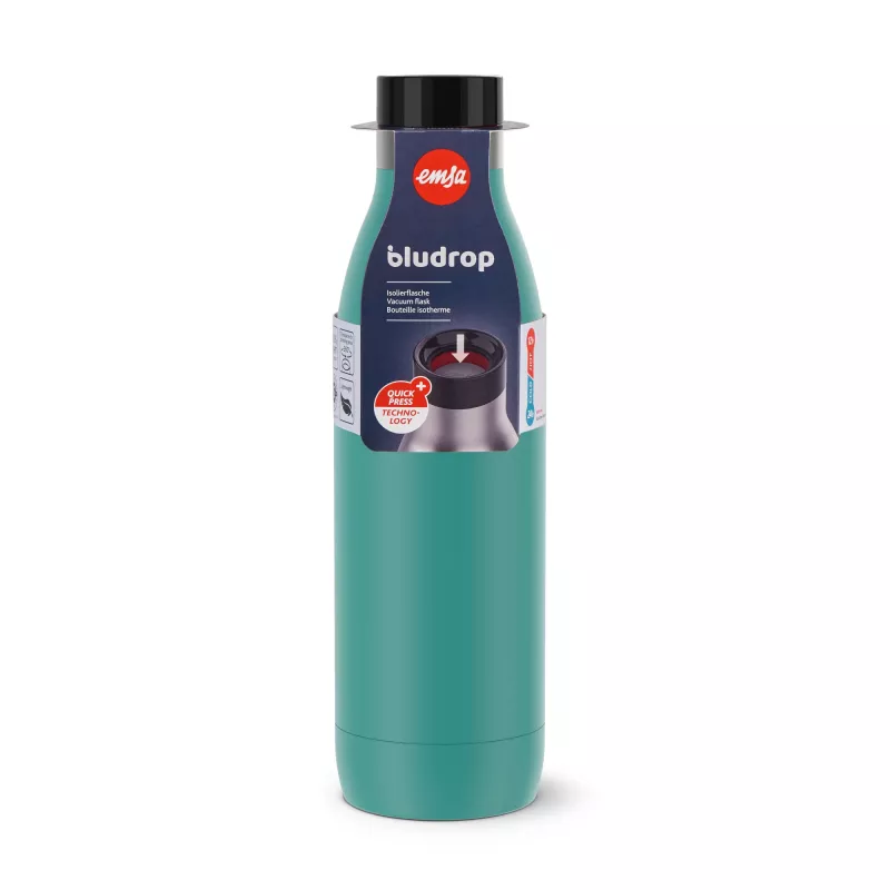EMSA Bludrop Color N31110 päivittäiseen käyttöön 700 ml ruostumaton teräs vihreä