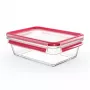 EMSA CLIP & CLOSE N10410 suorakaiteen muotoinen rasia 1,3 L läpinäkyvä 1 kpl