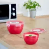 Rasia EMSA N10605 pyöreä 1,1 L punainen läpinäkyvä 95 mm 16,7 cm