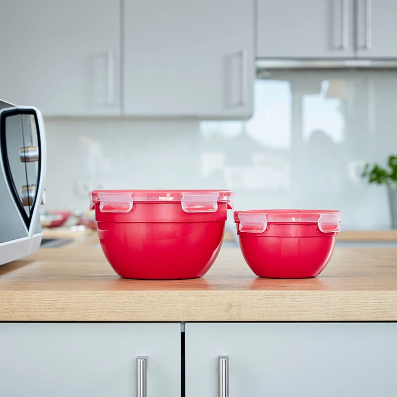 Rasia EMSA N10605 pyöreä 1,1 L punainen läpinäkyvä 95 mm 16,7 cm
