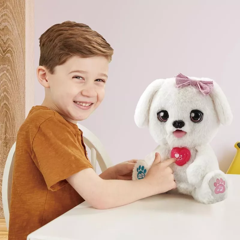 Pehmolelu VTech Schlecki der Kuschelwelpe — interaktiivinen pehmopentu VTechiltä