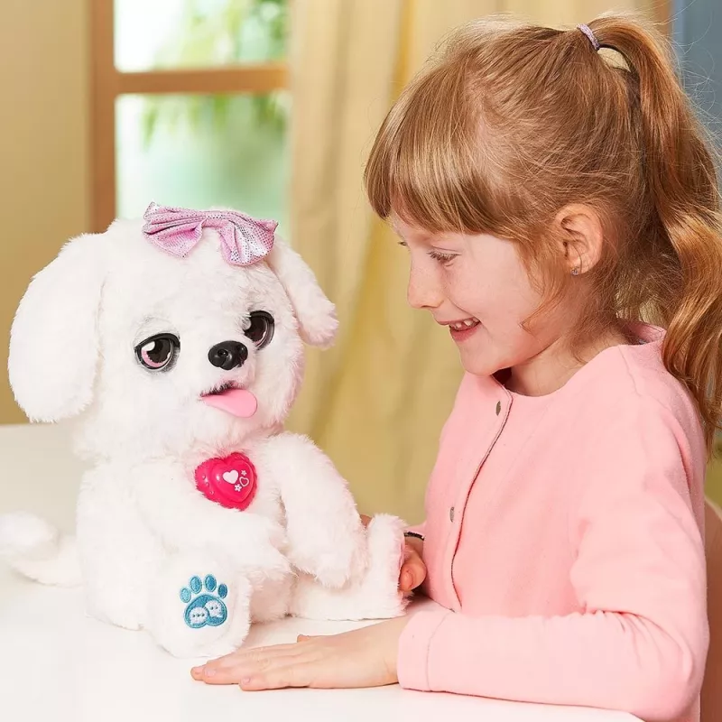 Pehmolelu VTech Schlecki der Kuschelwelpe — interaktiivinen pehmopentu VTechiltä