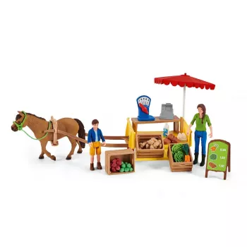 Schleich Farm Life Sunny Day -siirrettävä maatilakoju 42528