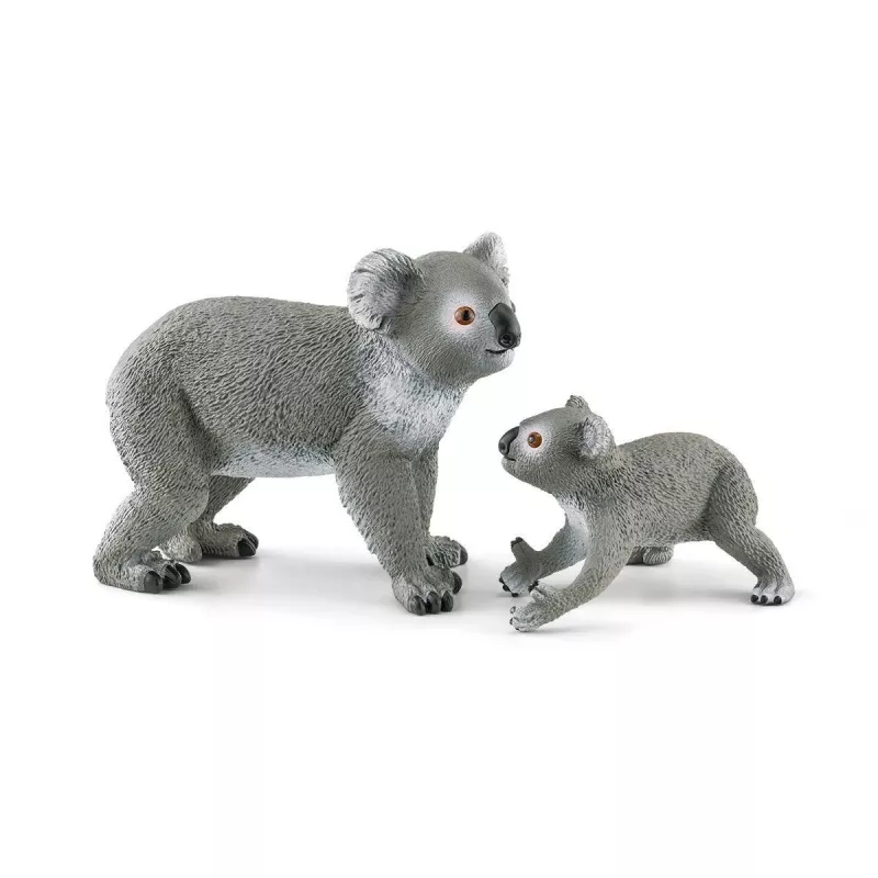 Schleich WILD LIFE Koalaemo ja poikanen 42566 vihreänharmaa