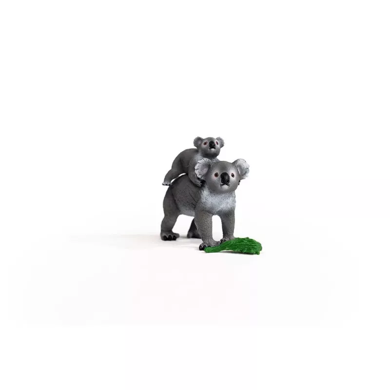 Schleich WILD LIFE Koalaemo ja poikanen 42566 vihreänharmaa