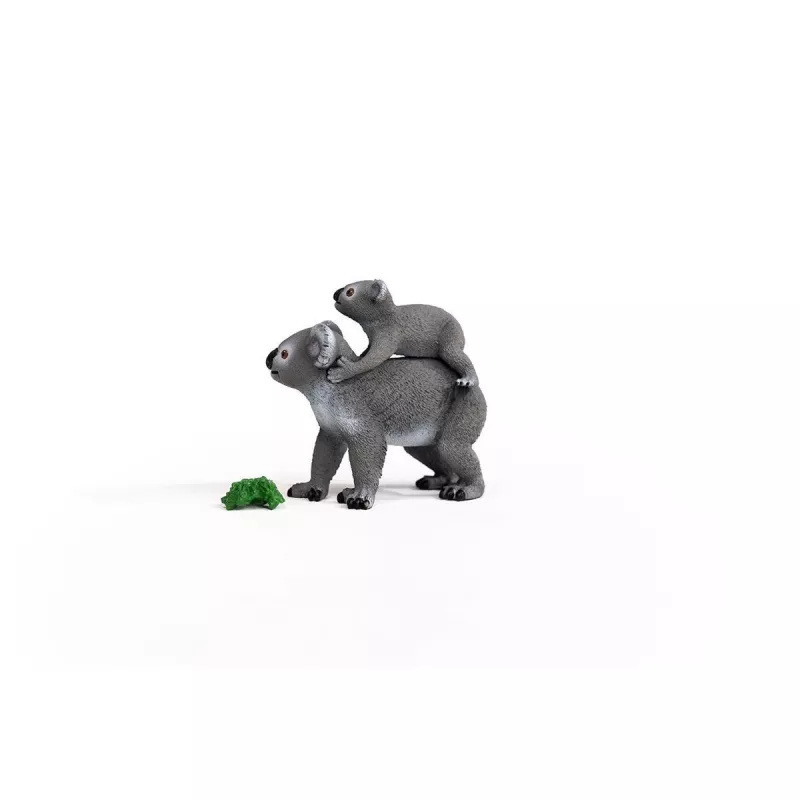 Schleich WILD LIFE Koalaemo ja poikanen 42566 vihreänharmaa