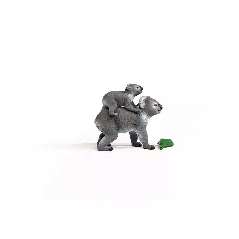 Schleich WILD LIFE Koalaemo ja poikanen 42566 vihreänharmaa