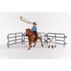 schleich Cowgirl Team Roping Fun, 3 vuosi/vuotta, monivärinen