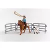 schleich Cowgirl Team Roping Fun, 3 vuosi/vuotta, monivärinen