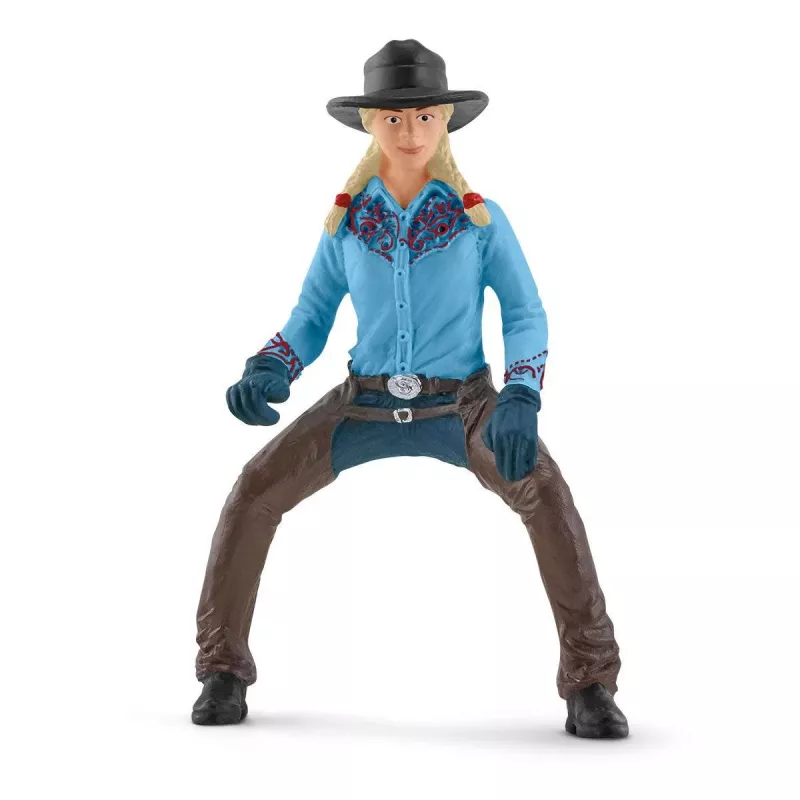 schleich Cowgirl Team Roping Fun, 3 vuosi/vuotta, monivärinen