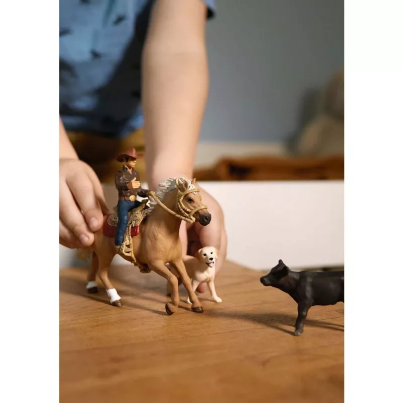 schleich Western Riding Adventures, 3 vuosi/vuotta, monivärinen