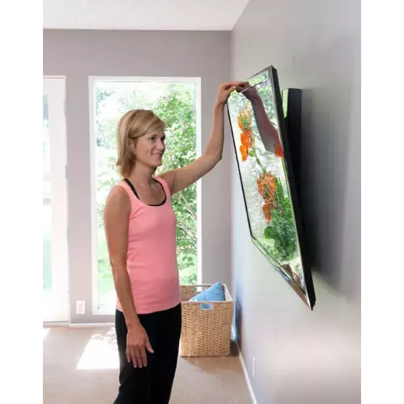 Ergotron Glide Wall Mount HD 61-061-085 seinäteline, enintään 152,4 cm (60 tuumaa), korkeussäädettävä, kallistettava, 18,1 kg, musta