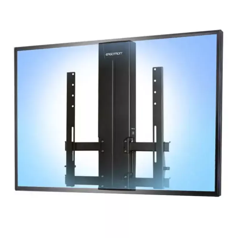 Ergotron Glide Wall Mount HD 61-061-085 seinäteline, enintään 152,4 cm (60 tuumaa), korkeussäädettävä, kallistettava, 18,1 kg, musta